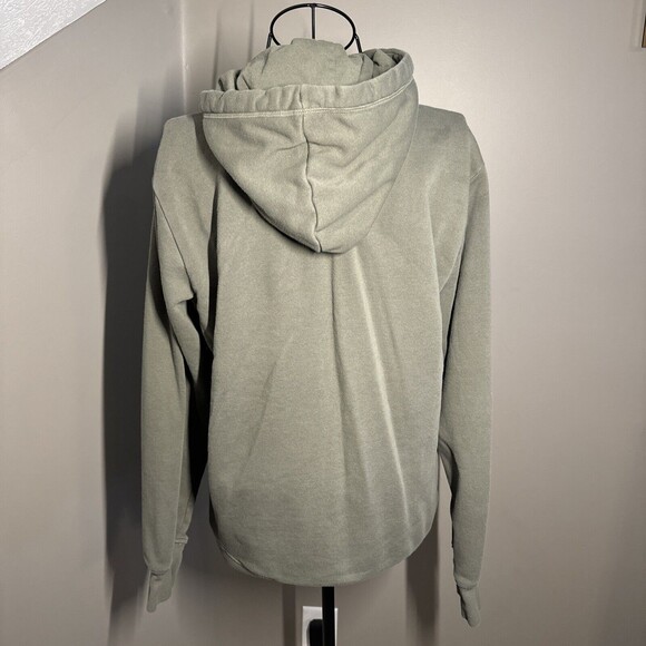 Reebok Hoodie Sweatshirt Mens S/CH/P Gray Drawstring Pullover Logo Streetwear - Picture 5 of 6